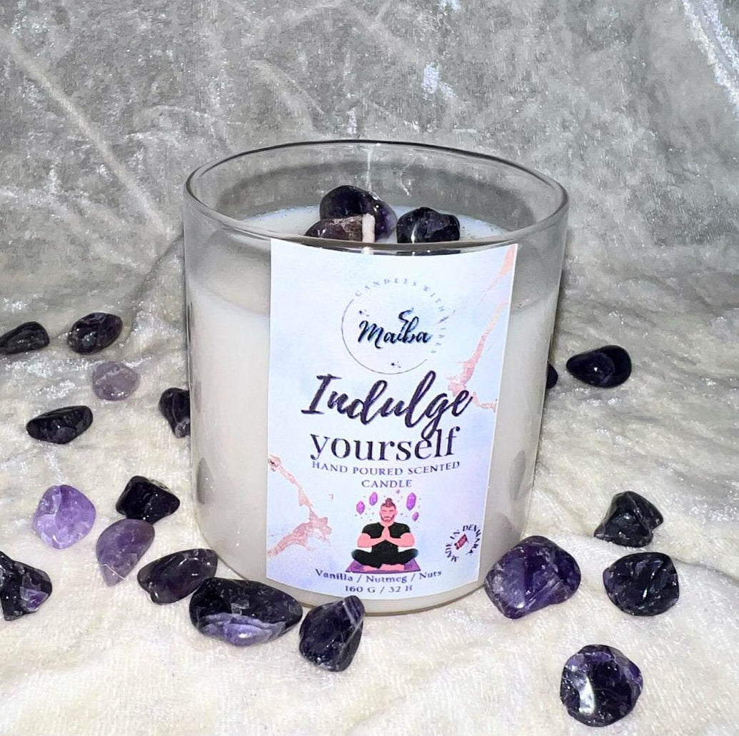 Scented Soy Candle: Indulge Yourself