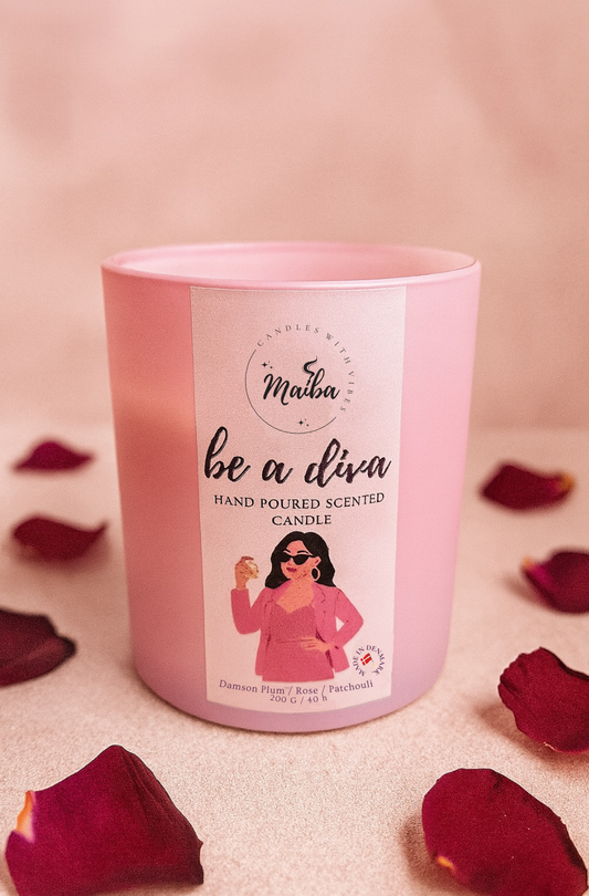 Scented Soy Candle: Be a Diva