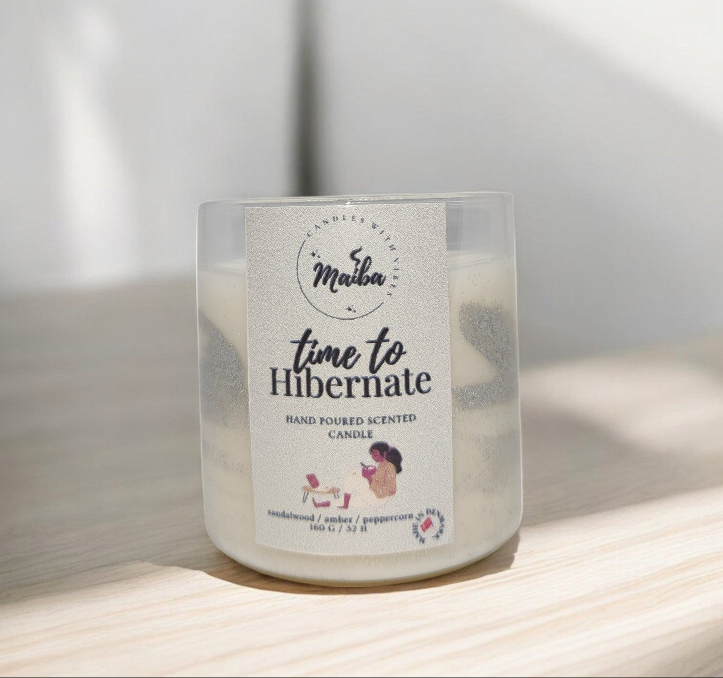 Scented Soy Candle: Time to Hibernate