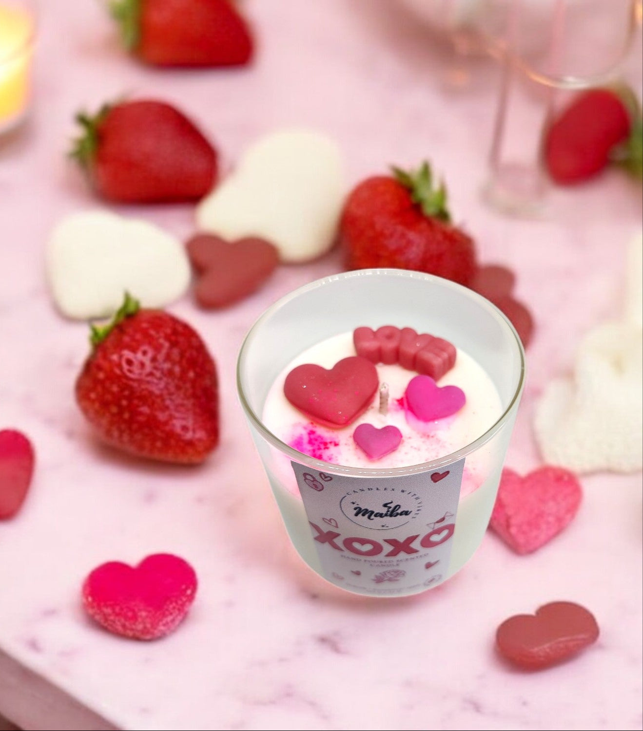 Scented Soy Candle: XOXO